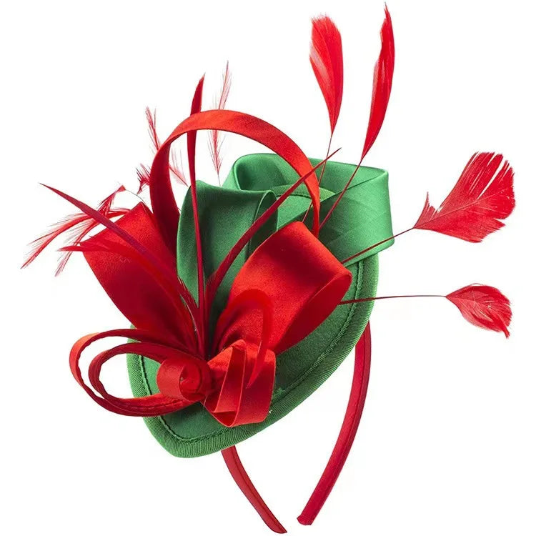 Feather Pillbox Fascinator Hat | Tea Party & Derby | 15 Colors