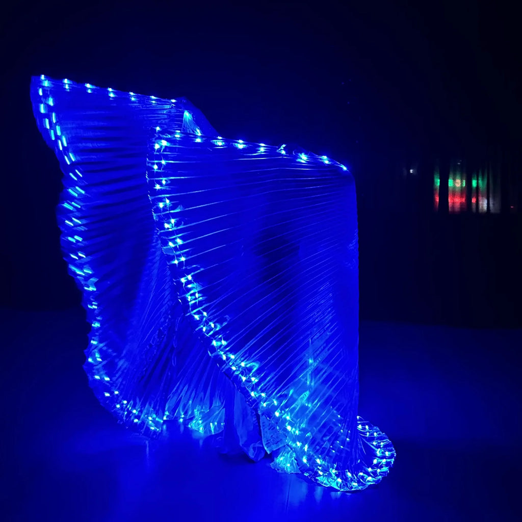 LED Dance Wings | Blue Light