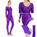 Dance Unitard | Long-Sleeve Scoop Neck