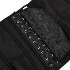 Gothic Jacquard Overbust Corset | Sweetheart | Ruffle & Lace