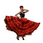 Flamenco Ruffle Skirt | Multi-Tier Swing | 180–720°