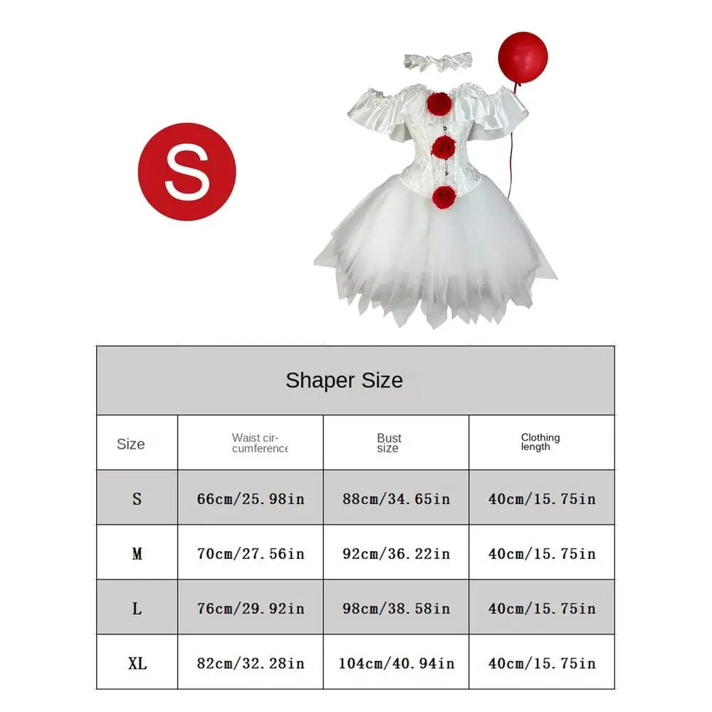 Clown Corset Set | Skirt & Neckpiece