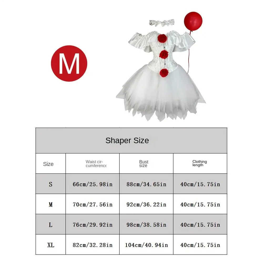 Clown Corset Set | Skirt & Neckpiece