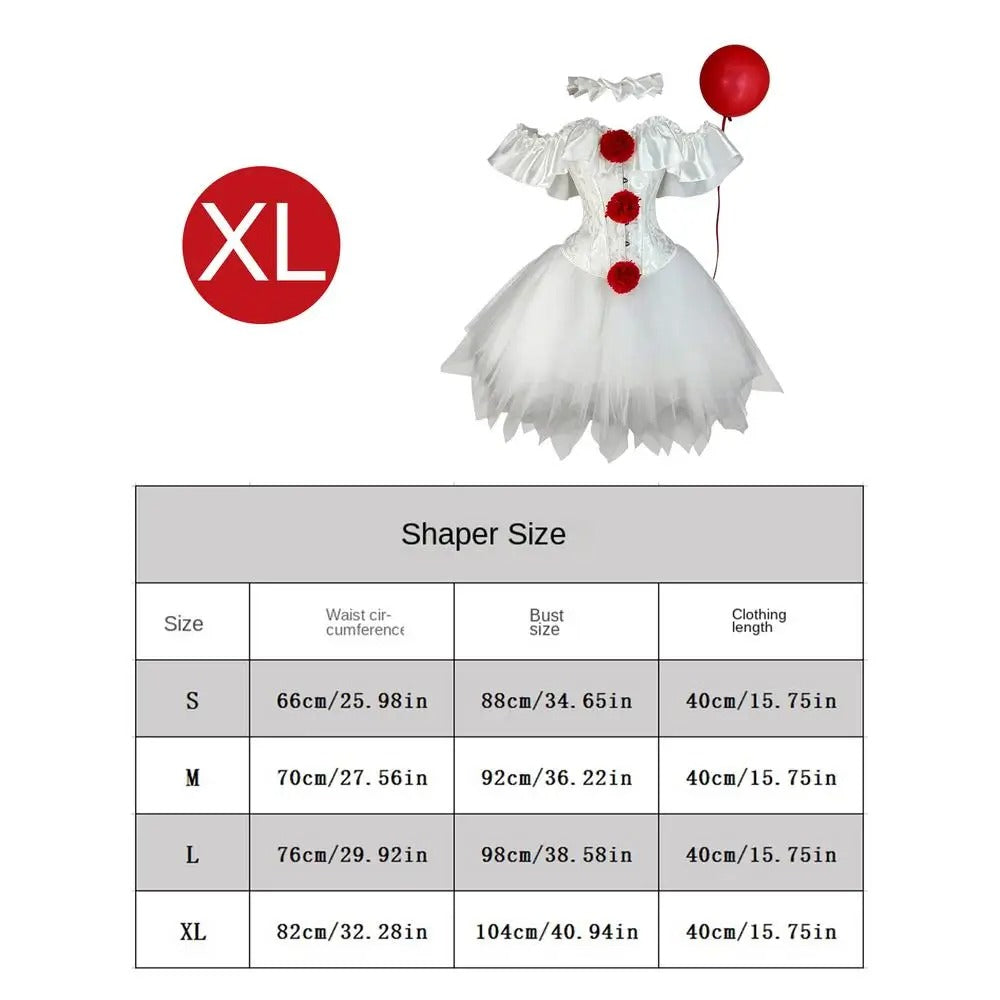 Clown Corset Set | Skirt & Neckpiece